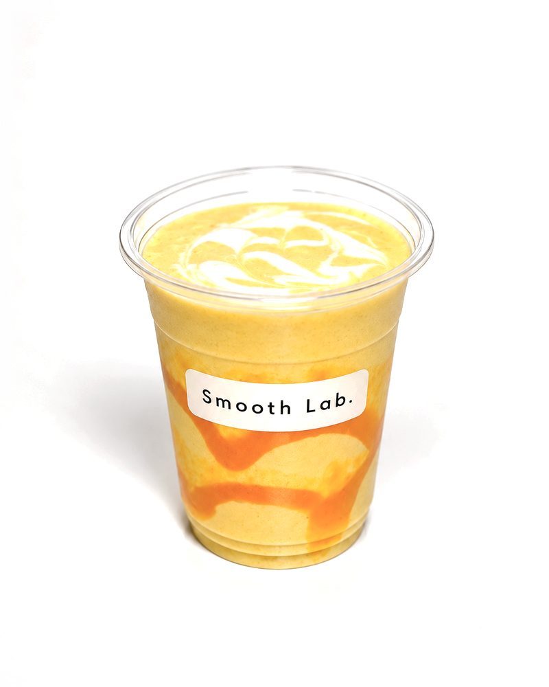Smoothie personalizado con pintura de mango